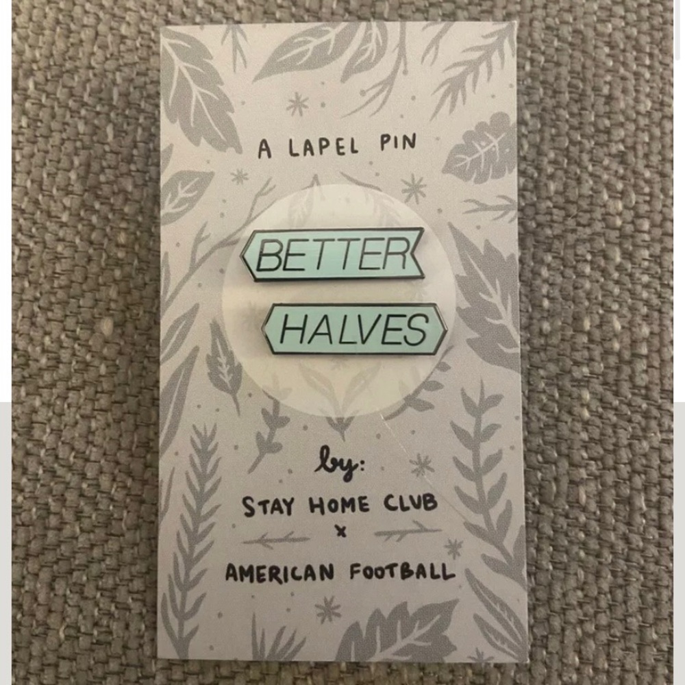 Stay Home Club Better Halves Enamel Pins BFF